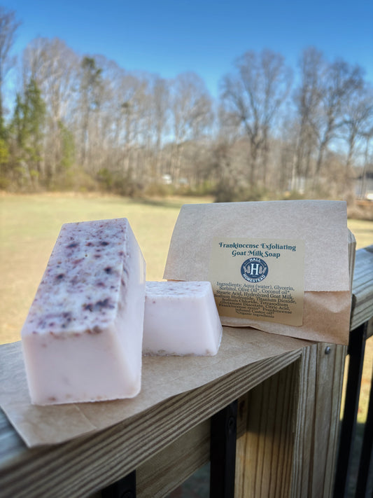 Frankincense Exfoliating Goat Milk Soap